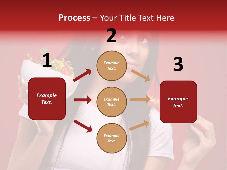 Choosing Joyful Lunch PowerPoint Template