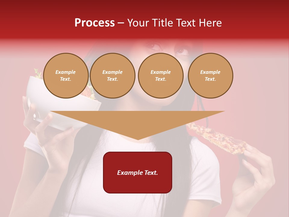 Choosing Joyful Lunch PowerPoint Template