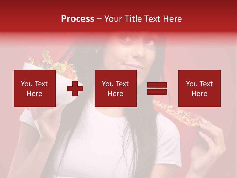 Choosing Joyful Lunch PowerPoint Template