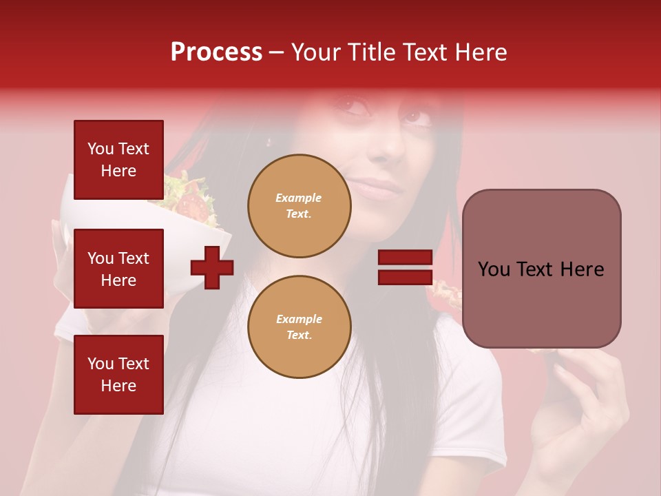Choosing Joyful Lunch PowerPoint Template