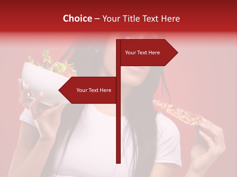 Choosing Joyful Lunch PowerPoint Template