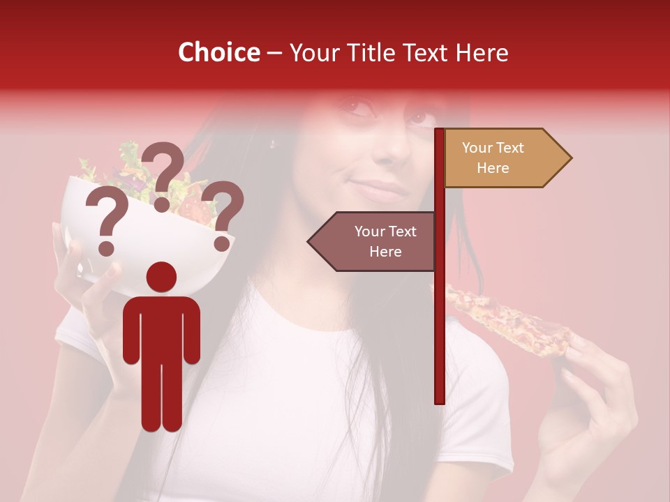 Choosing Joyful Lunch PowerPoint Template