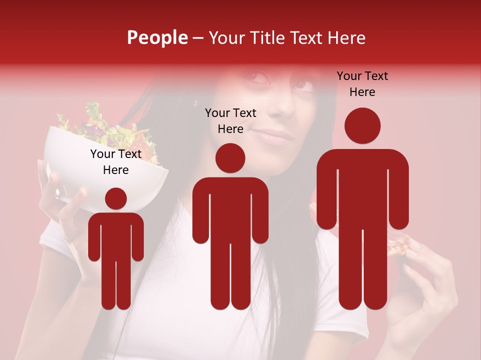 Choosing Joyful Lunch PowerPoint Template