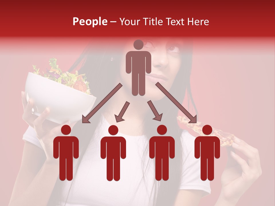 Choosing Joyful Lunch PowerPoint Template