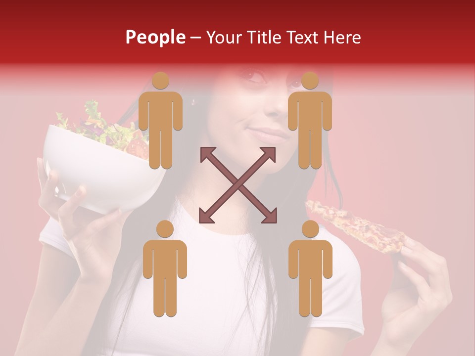 Choosing Joyful Lunch PowerPoint Template