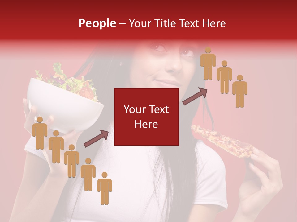 Choosing Joyful Lunch PowerPoint Template