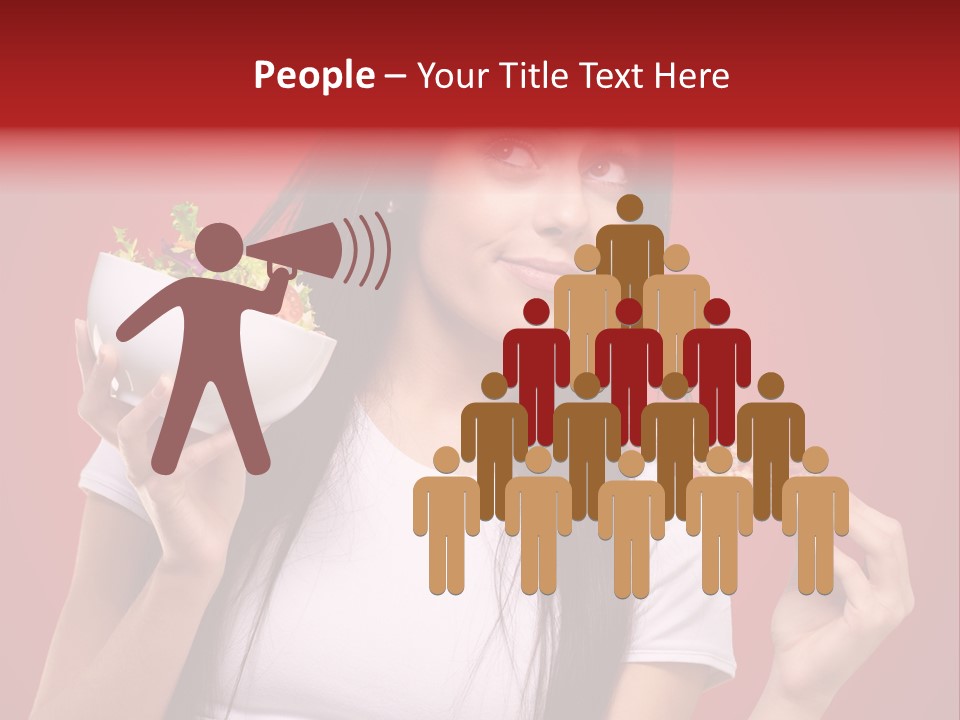 Choosing Joyful Lunch PowerPoint Template