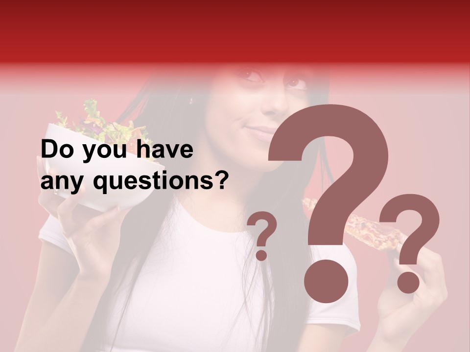 Choosing Joyful Lunch PowerPoint Template