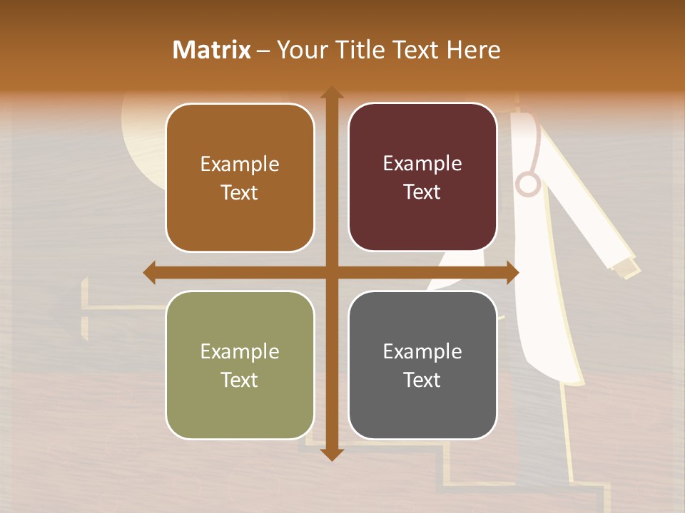 Improvement Direction White PowerPoint Template