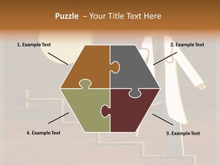 Improvement Direction White PowerPoint Template