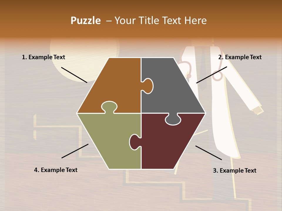 Improvement Direction White PowerPoint Template