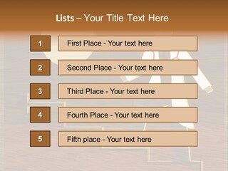 Improvement Direction White PowerPoint Template
