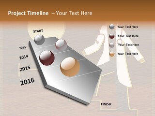 Improvement Direction White PowerPoint Template