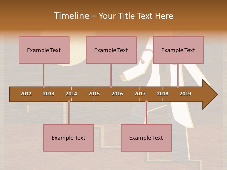 Improvement Direction White PowerPoint Template