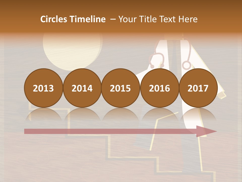 Improvement Direction White PowerPoint Template