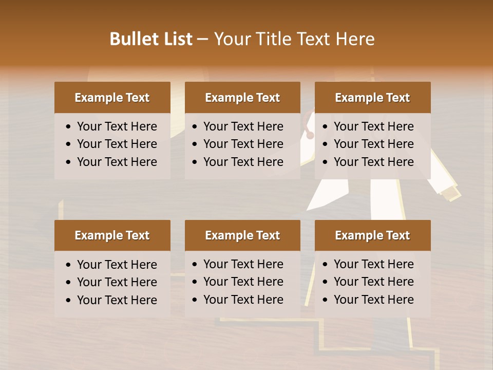 Improvement Direction White PowerPoint Template