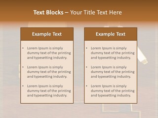 Improvement Direction White PowerPoint Template