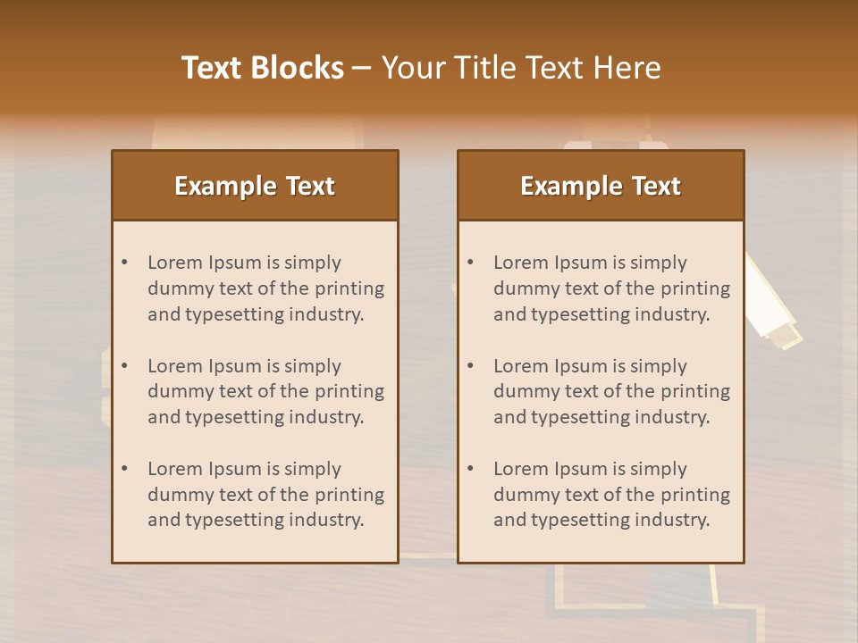 Improvement Direction White PowerPoint Template