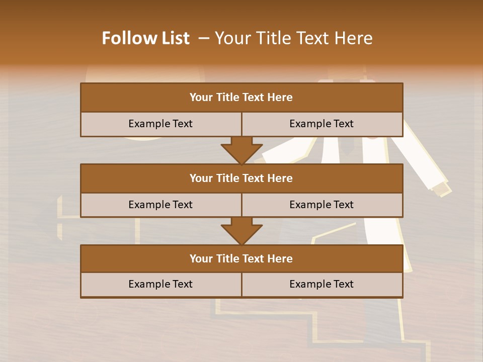 Improvement Direction White PowerPoint Template
