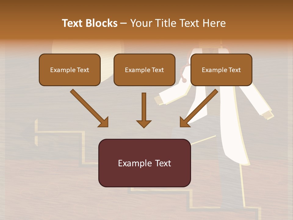Improvement Direction White PowerPoint Template
