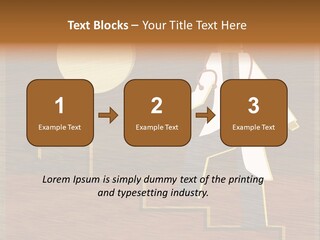 Improvement Direction White PowerPoint Template