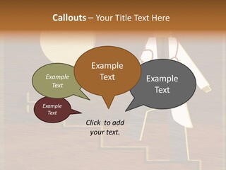 Improvement Direction White PowerPoint Template