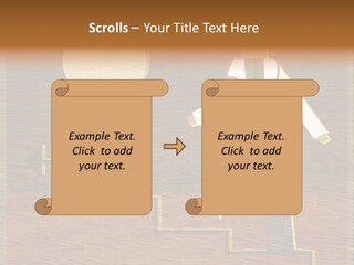 Improvement Direction White PowerPoint Template