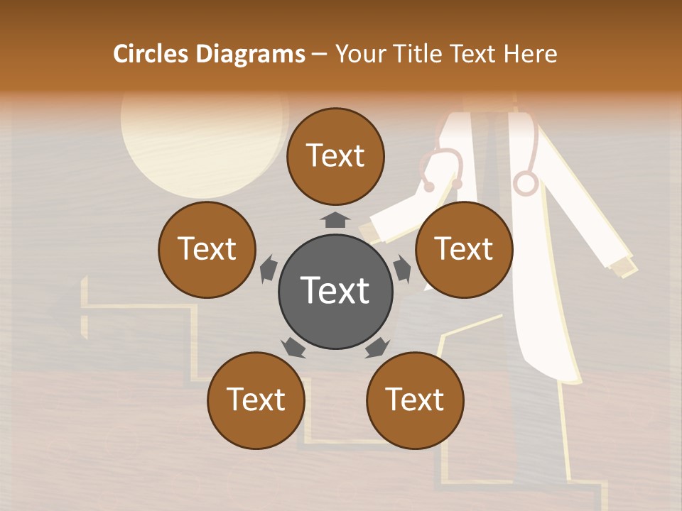 Improvement Direction White PowerPoint Template