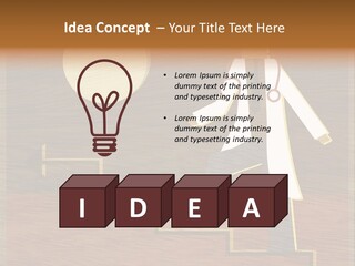 Improvement Direction White PowerPoint Template