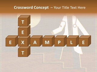 Improvement Direction White PowerPoint Template