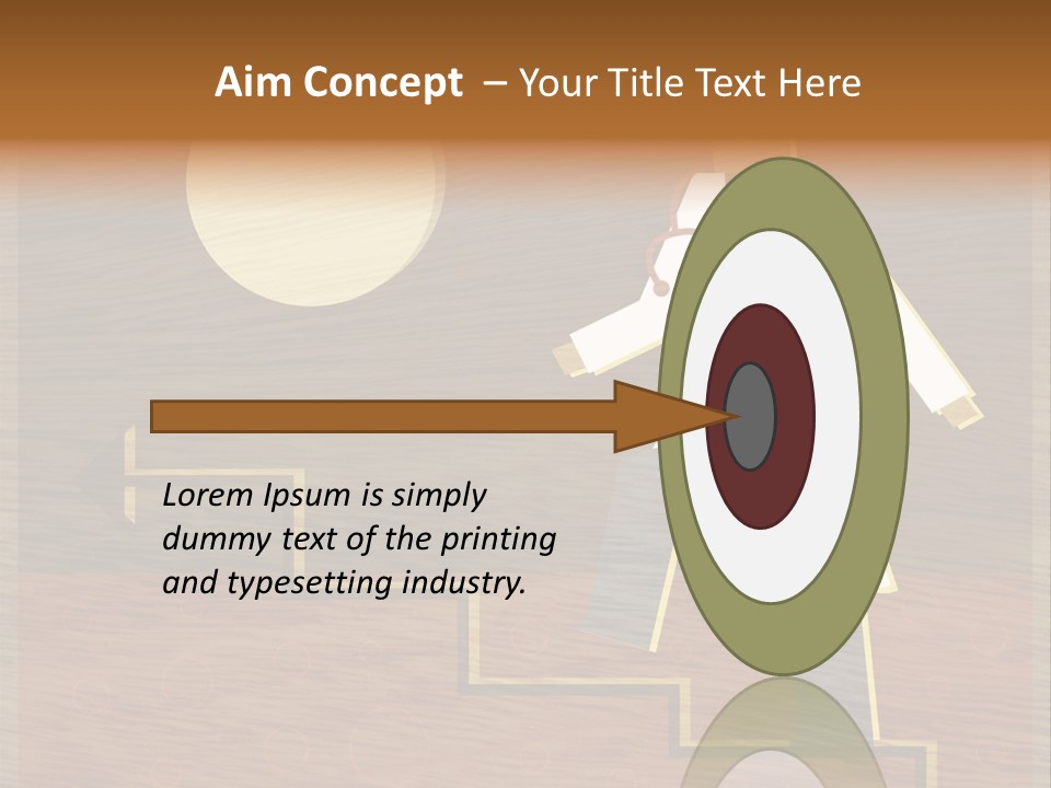 Improvement Direction White PowerPoint Template