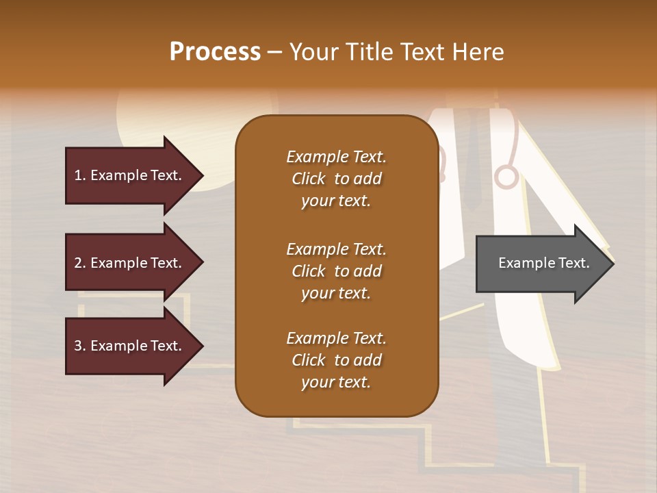 Improvement Direction White PowerPoint Template