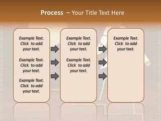 Improvement Direction White PowerPoint Template