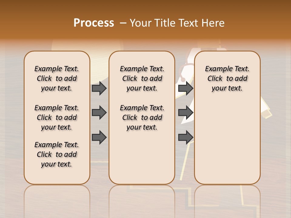 Improvement Direction White PowerPoint Template