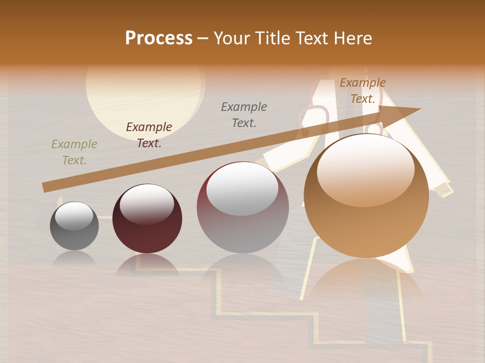 Improvement Direction White PowerPoint Template