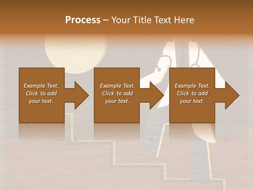 Improvement Direction White PowerPoint Template