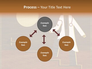 Improvement Direction White PowerPoint Template