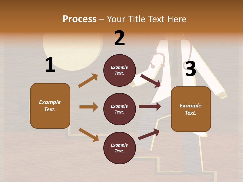 Improvement Direction White PowerPoint Template