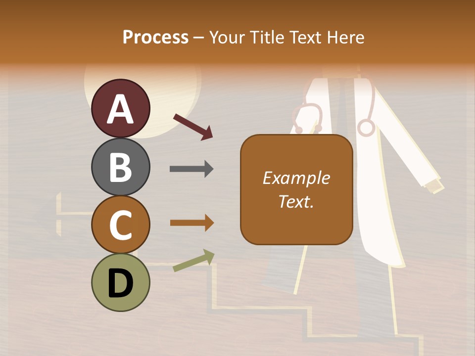 Improvement Direction White PowerPoint Template