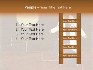 Improvement Direction White PowerPoint Template
