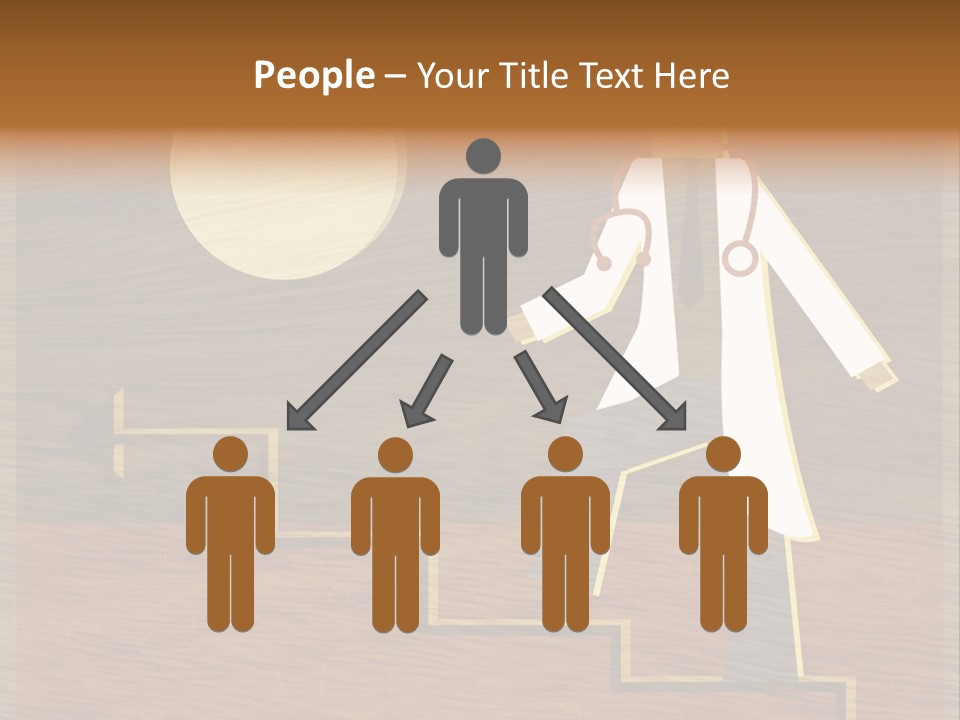 Improvement Direction White PowerPoint Template