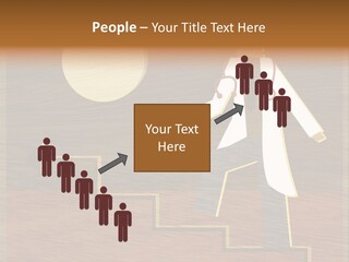 Improvement Direction White PowerPoint Template