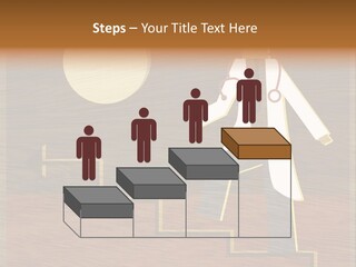 Improvement Direction White PowerPoint Template