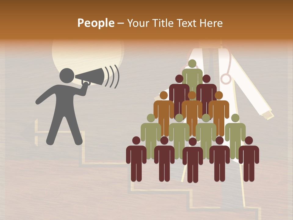 Improvement Direction White PowerPoint Template