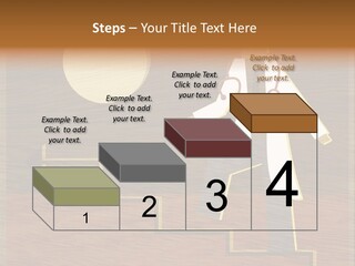 Improvement Direction White PowerPoint Template