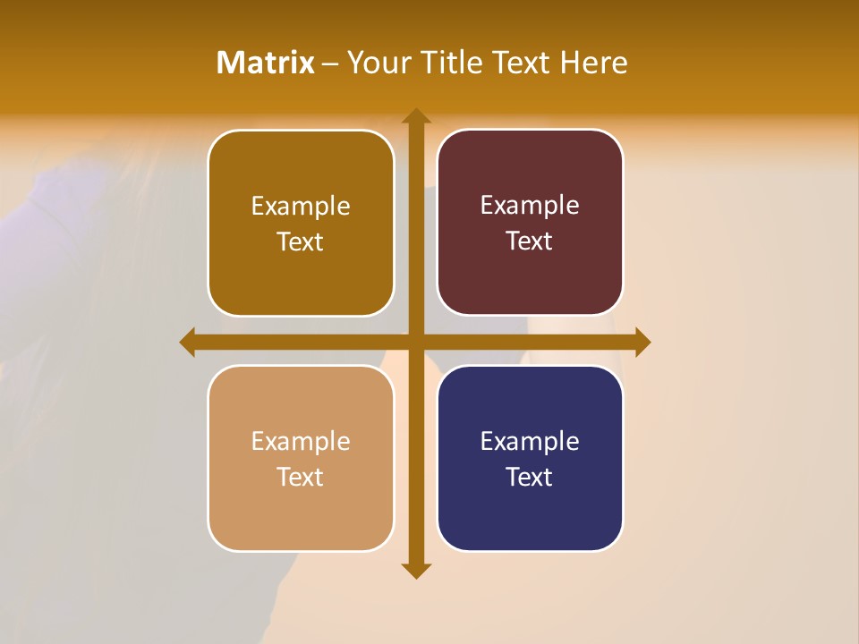 A Woman Making A Funny Face With Her Hands PowerPoint Template