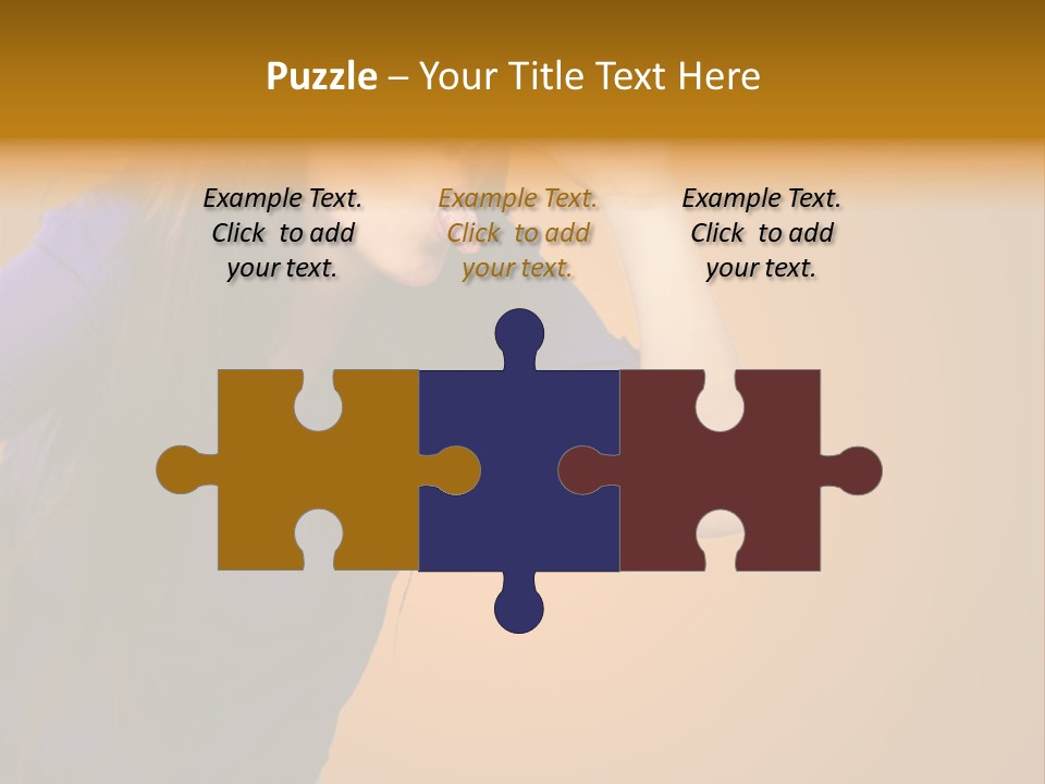 A Woman Making A Funny Face With Her Hands PowerPoint Template