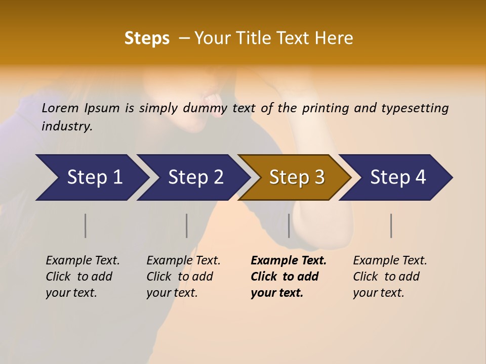 A Woman Making A Funny Face With Her Hands PowerPoint Template