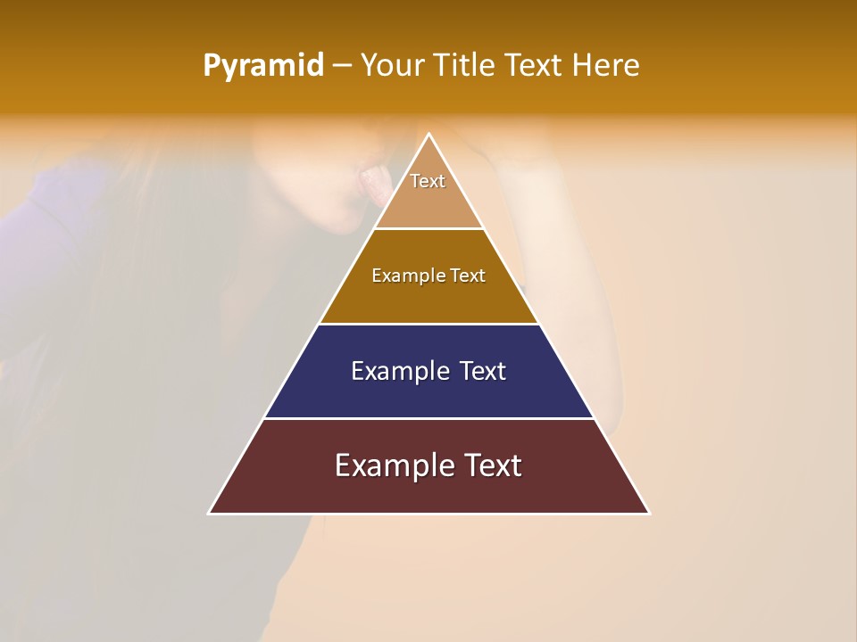 A Woman Making A Funny Face With Her Hands PowerPoint Template