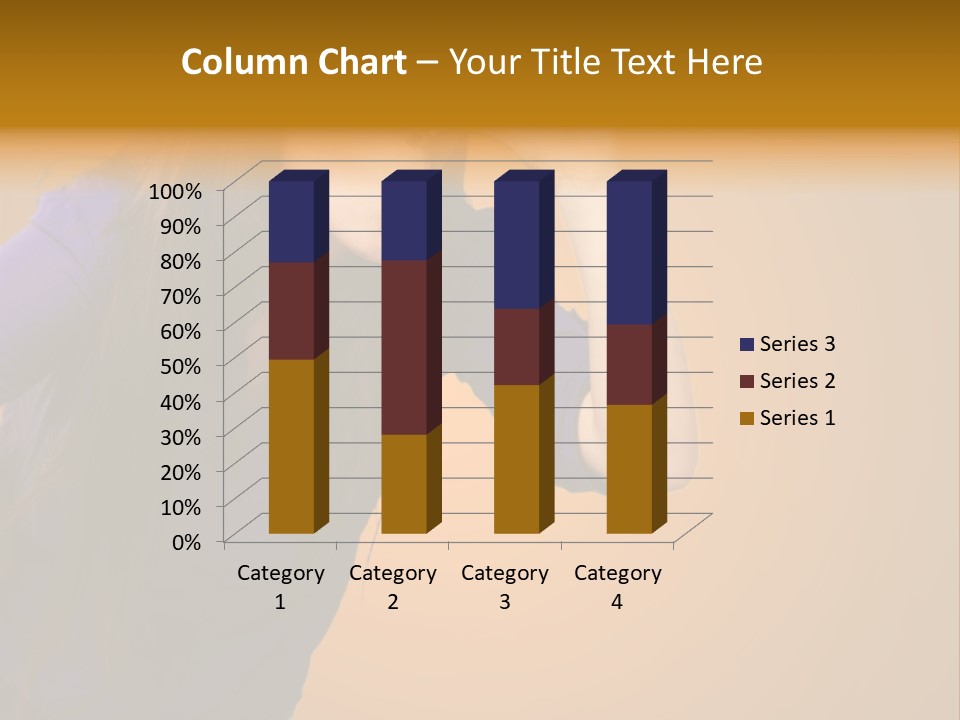 A Woman Making A Funny Face With Her Hands PowerPoint Template